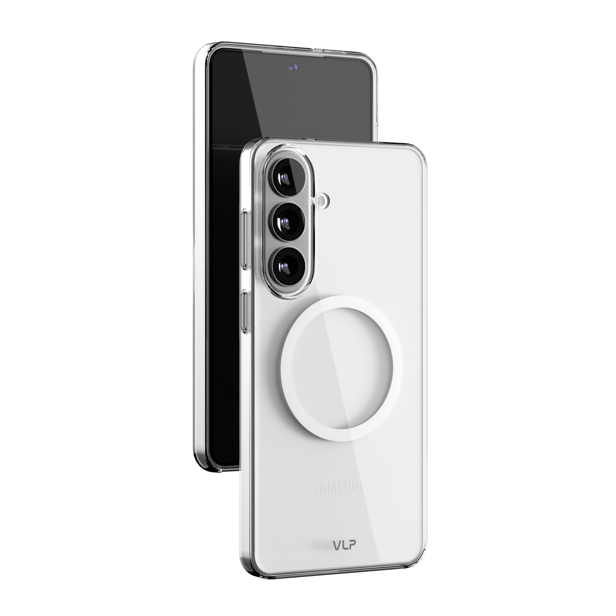 Чехол-накладка VLP Puro Case with MagSafe для смартфона Samsung Galaxy S26 Plus (Цвет: Transparent)