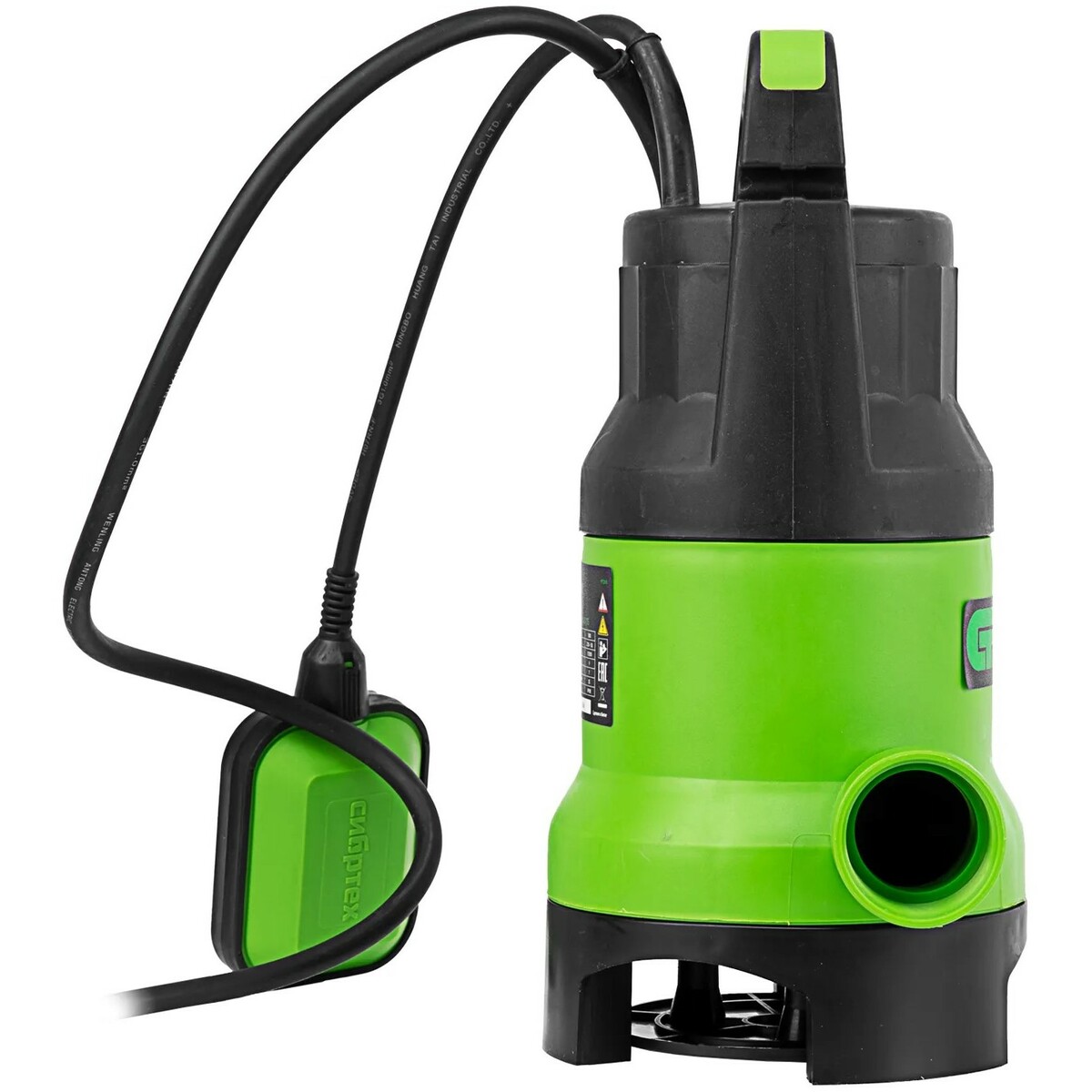 Садовый насос дренажный Сибртех СДН800-35 (Цвет: Green/Black)