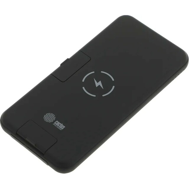 Внешний аккумулятор Cactus CS-PBFSQT-10000 10000mAh, черный Внешний аккумулятор Cactus CS-PBFSQT-10000 10000mAh, черный