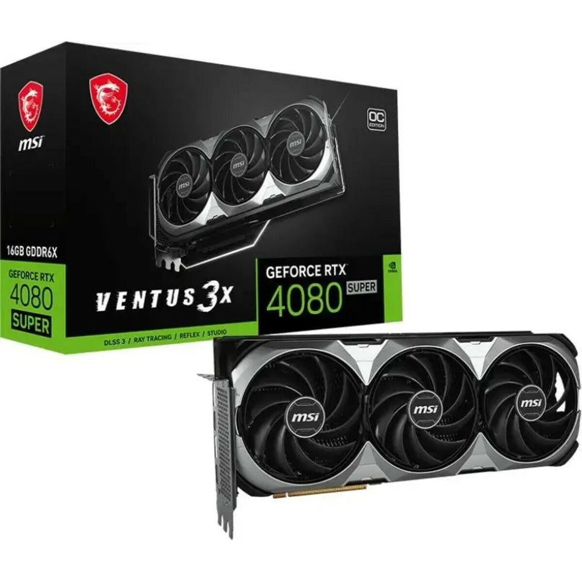 Видеокарта MSI GeForce RTX 4080 Super 16G VENTUS 3X OC