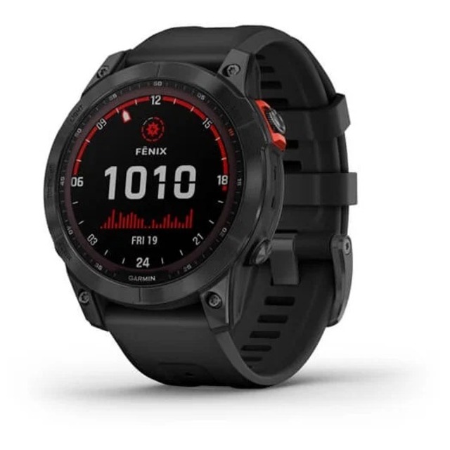 Умные часы Garmin Fenix 7 Solar (Цвет: Grey / Black)