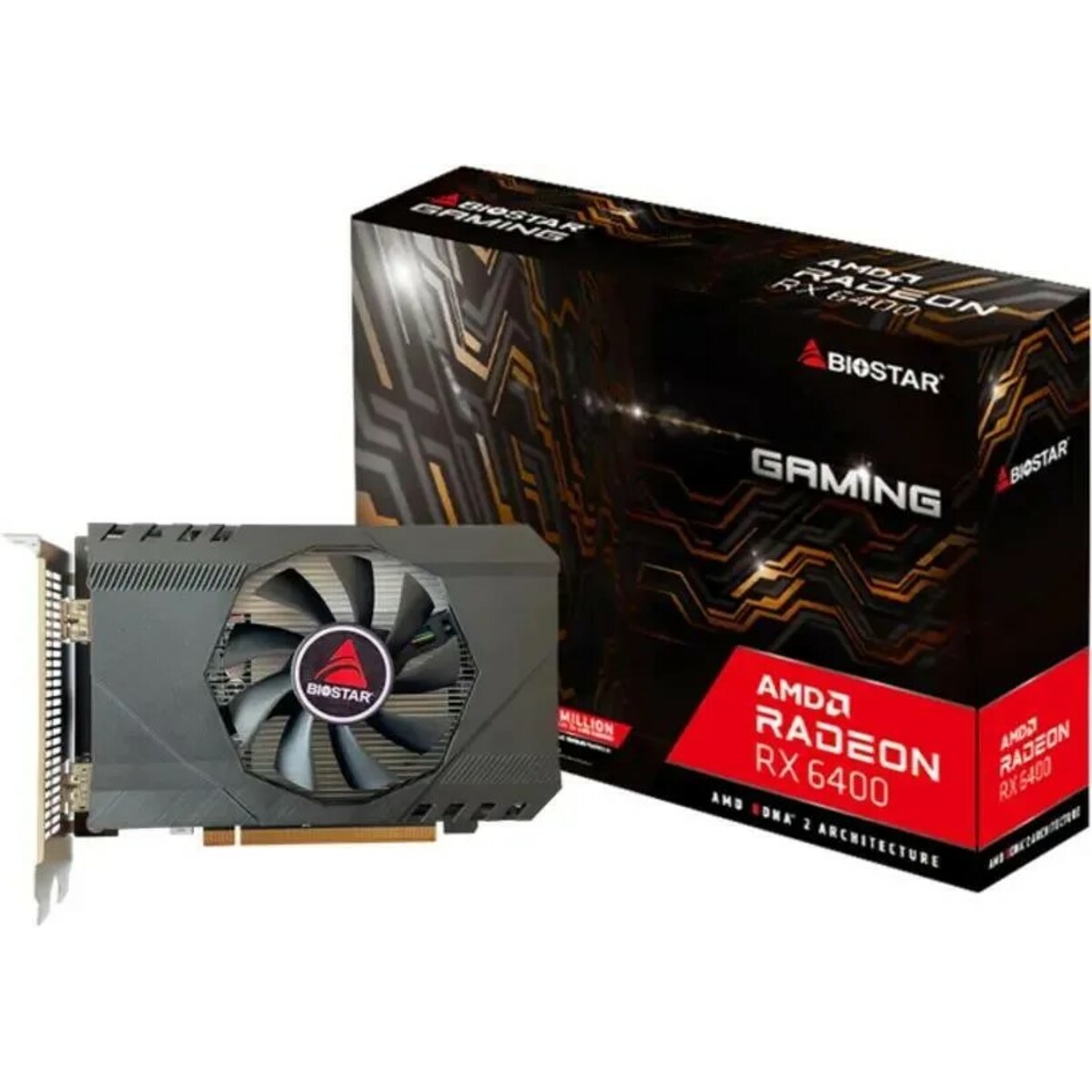 Видеокарта Biostar Radeon RX 6400 4Gb (VA6406RA46)