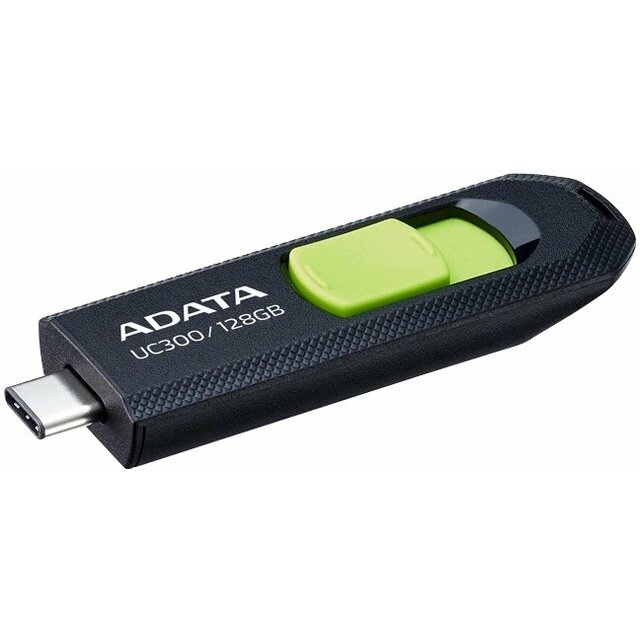 Флэш-накопитель A-Data 128Gb Type-C UC300 ACHO-UC300-128G-RBK/GN, черный