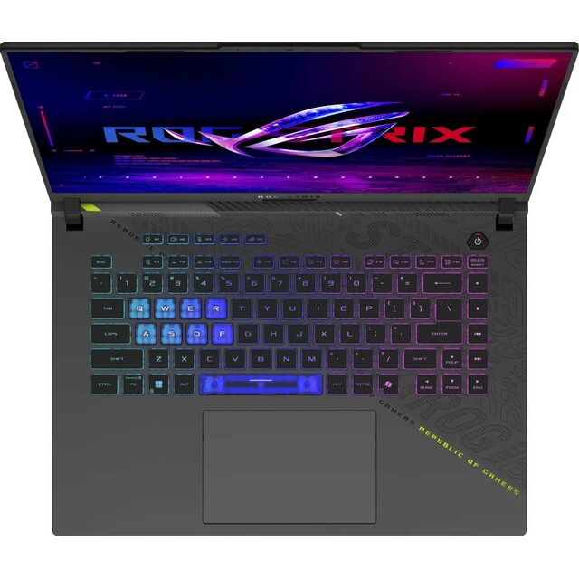 Ноутбук Asus ROG Strix G16 G614FR-S5054 (Ryzen 9 9955HX 2.5Ghz/32Gb DDR5/SSD1Tb/NVIDIA GeForce RTX5070Ti 12Gb/16 /noOS/gray) (90NR0NK8-M002E0)