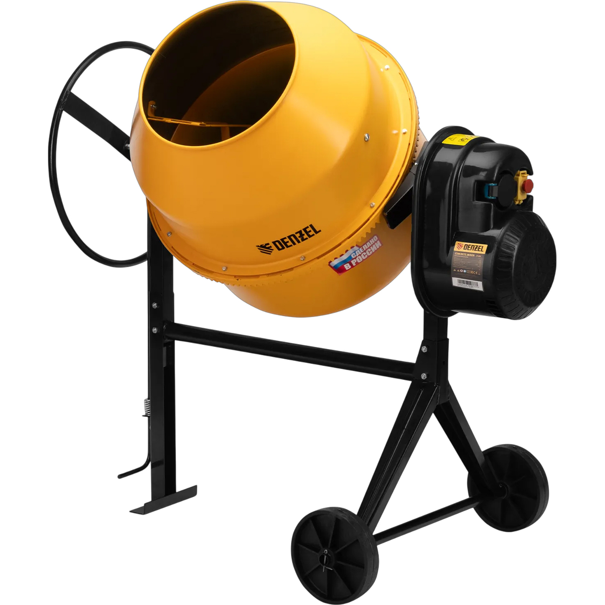 Бетоносмеситель Denzel B-200 (Цвет: Yellow)