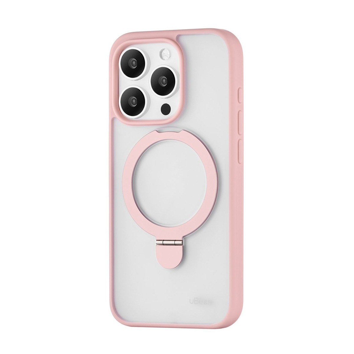 Чехол-накладка uBear Clip Mag Case для смартфона Apple iPhone 15 Pro (Цвет: Light Rose)