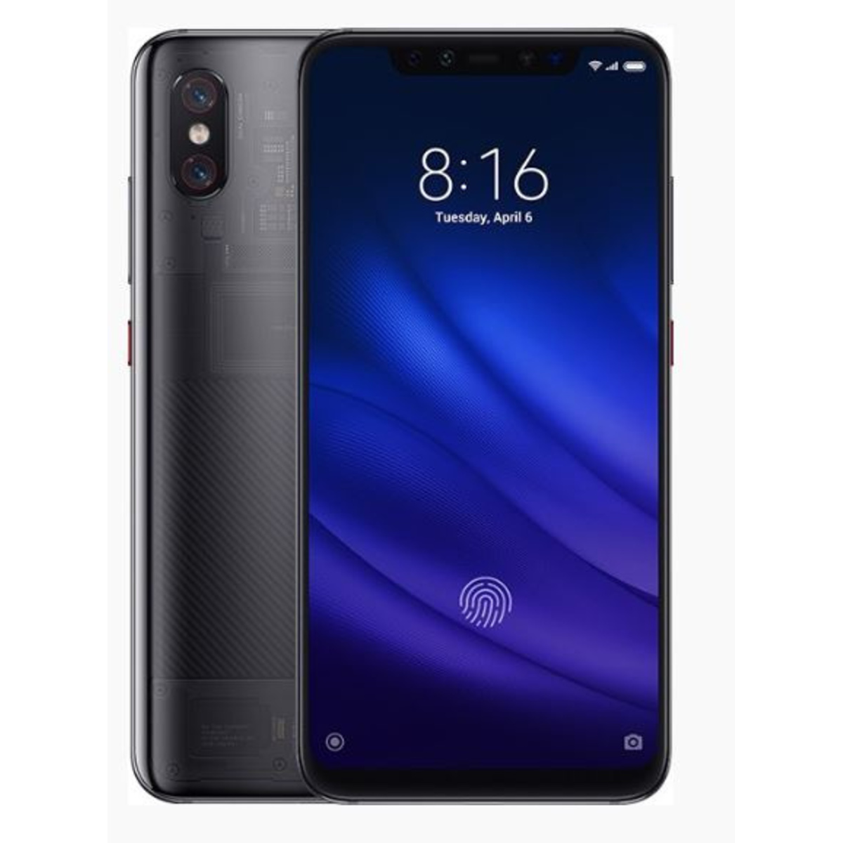 Смартфон Xiaomi Mi8 Pro 8 / 128Gb (NFC) RU (Цвет: Transparent Titanium)