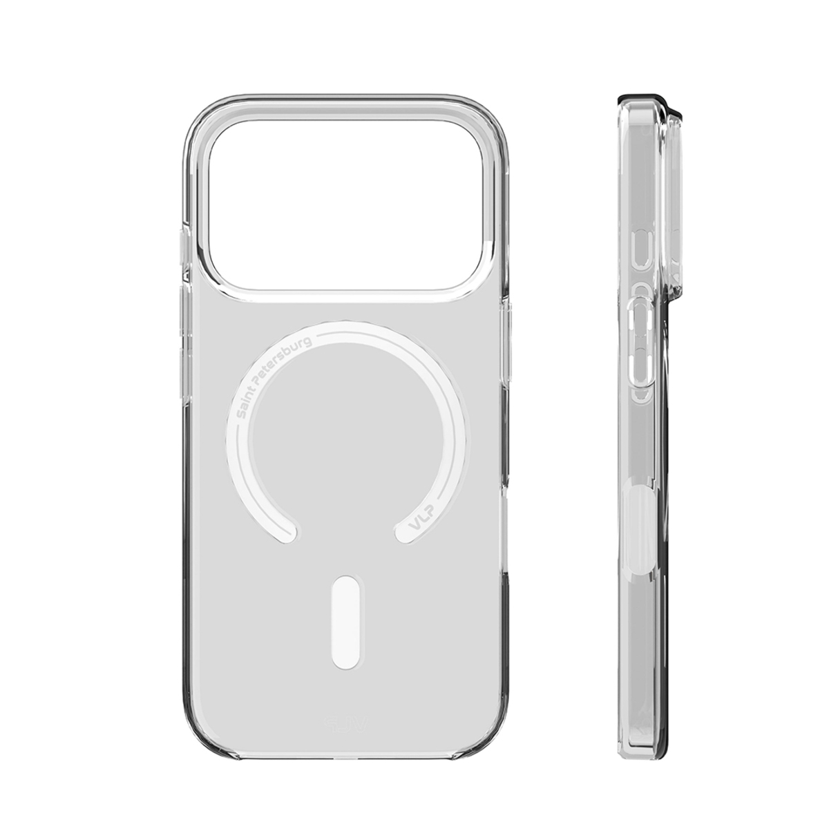 Чехол-накладка VLP Puro Case with MagSafe для смартфона Apple iPhone 17 Pro (Цвет: Transparent)