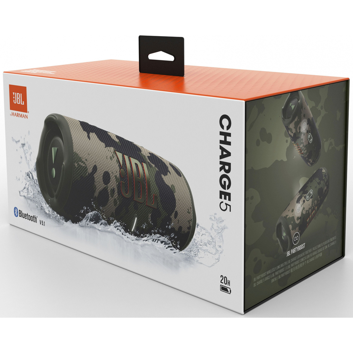 Портативная колонка JBL Charge 5 (Цвет: Camouflage)