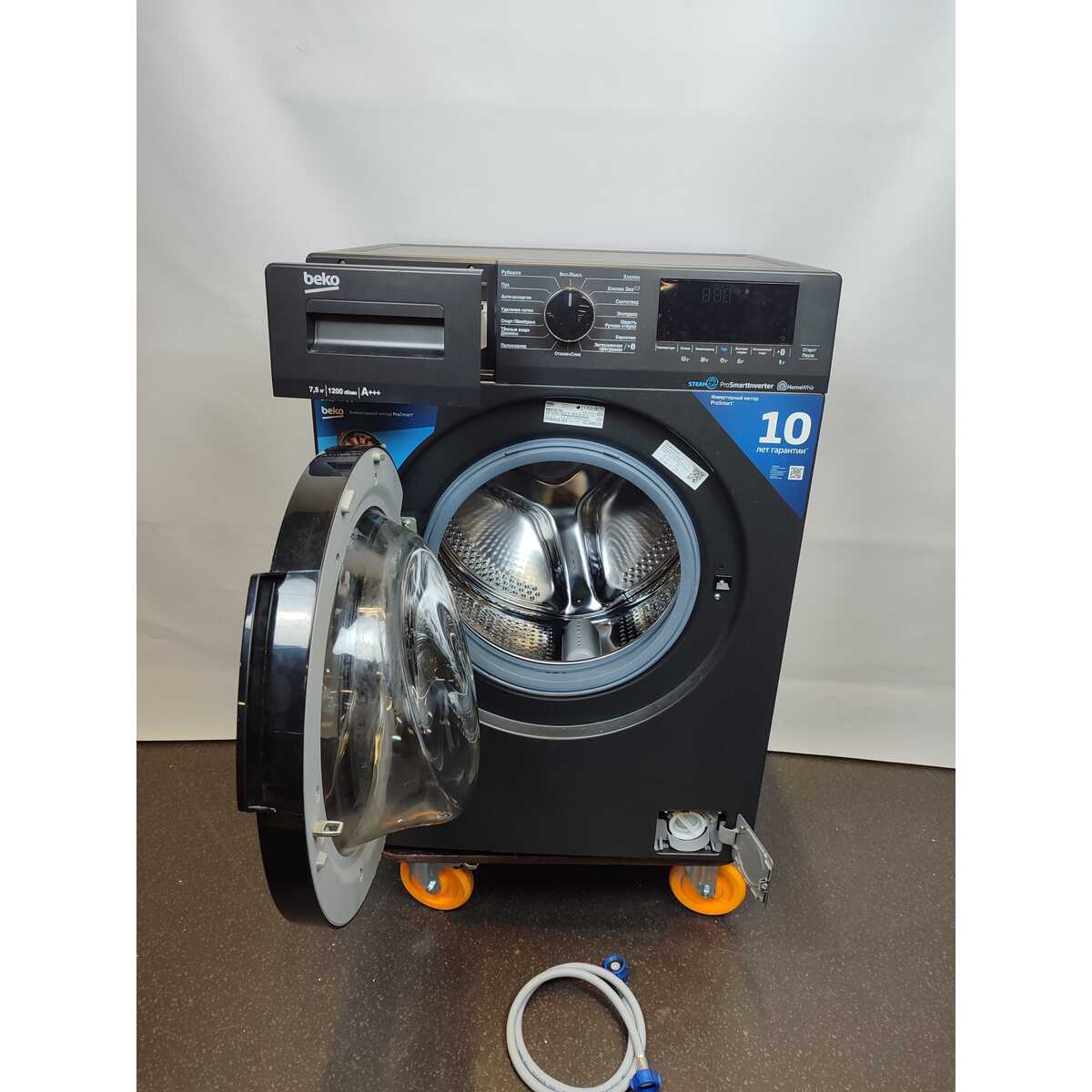 Стиральная машина Beko WSPE7H616A (Цвет: Anthracite)