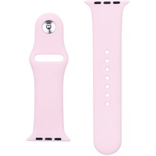 Ремешок силиконовый VLP Silicone Band Soft Touch для Apple Watch 38/40 mm (Цвет: Pink)