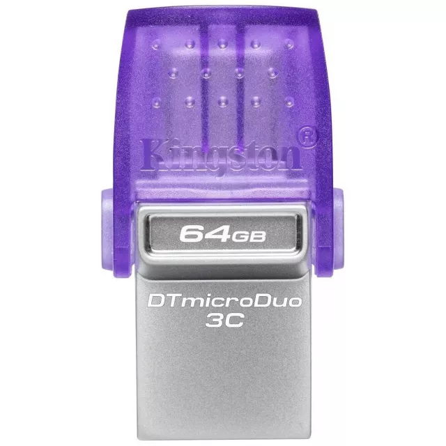 Флэш-накопитель Kingston 64GB DTDUO3CG3/64GB (Цвет: Purple)