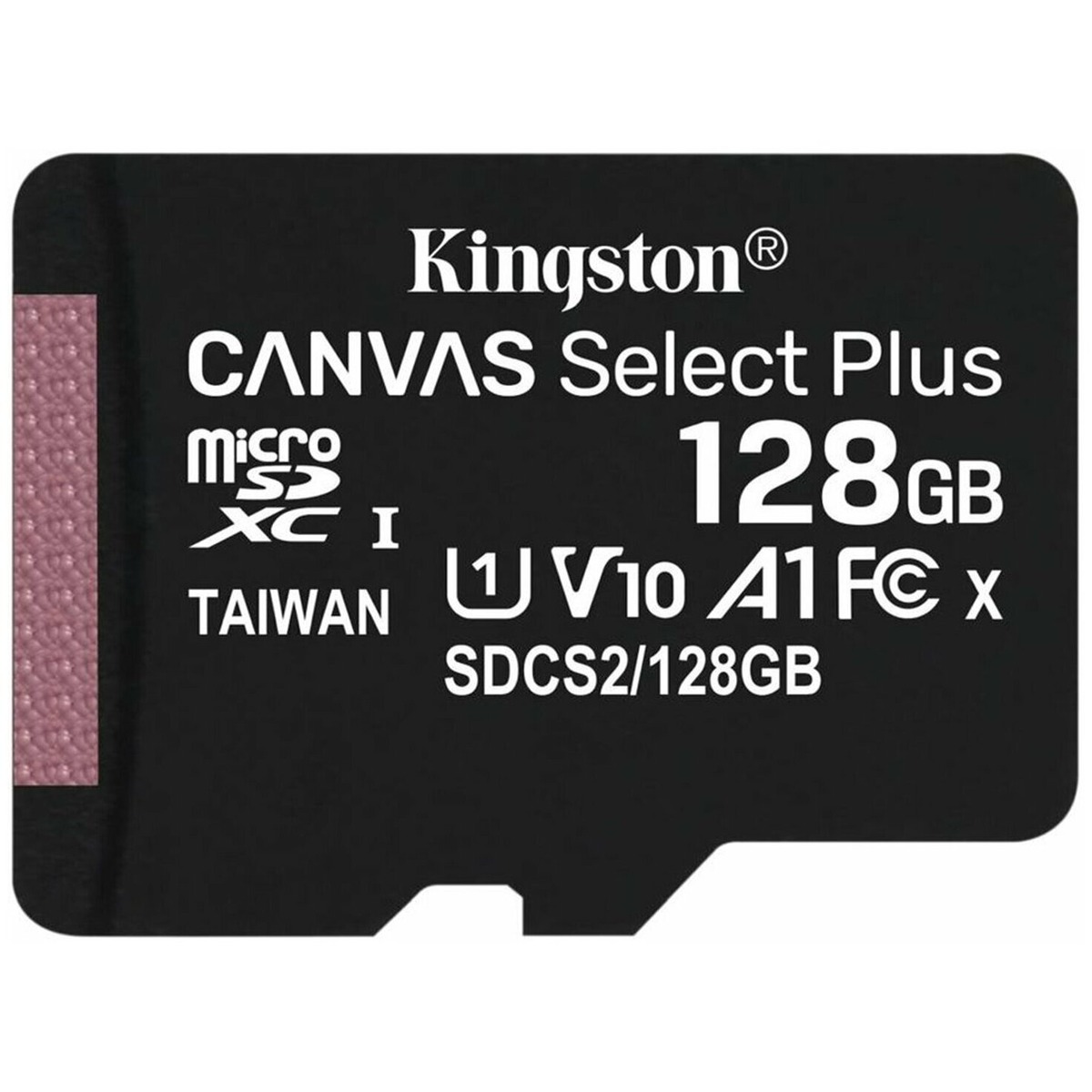 Карта памяти Kingston Canvas Select Plus 128Gb microSDXC UHS-I U1, черный