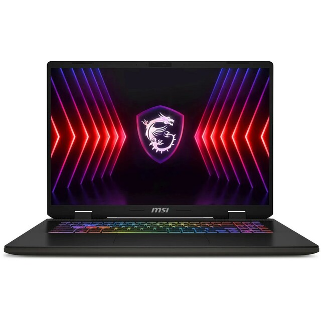 Ноутбук MSI Sword 17 HX B14VGKG-048XRU Core i9 14900HX 16Gb SSD1Tb NVIDIA GeForce RTX4070 8Gb 17 IPS QHD+ (2560x1600) noOS grey space WiFi BT Cam 