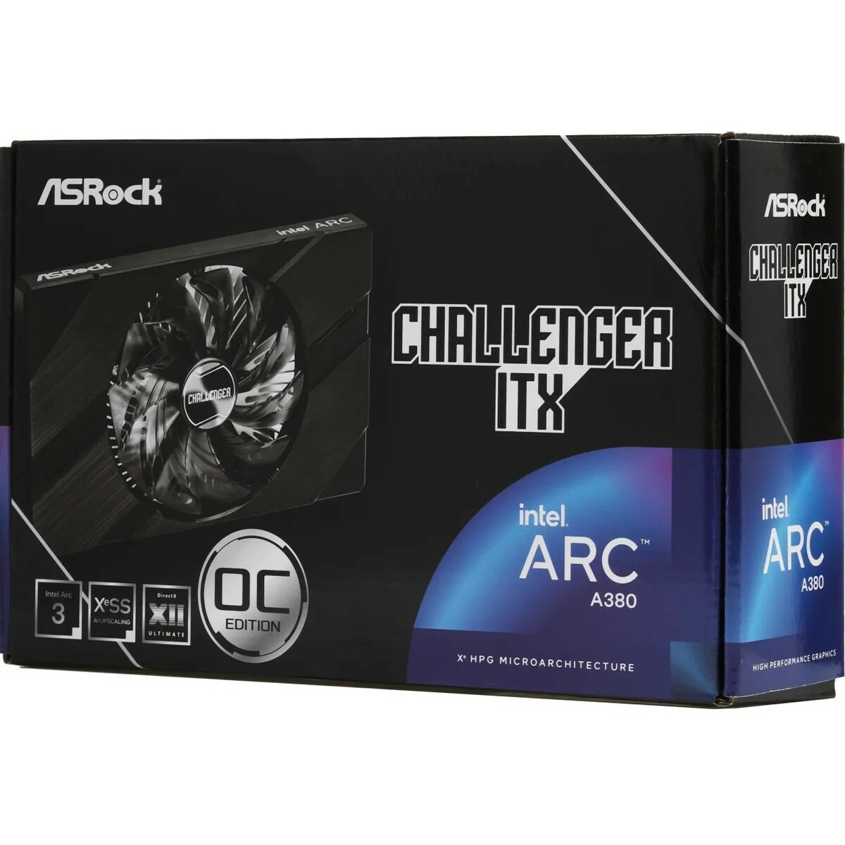 Видеокарта ASRock Arc A380 Challenger ITX 6Gb OC (A380 CLI 6GO)