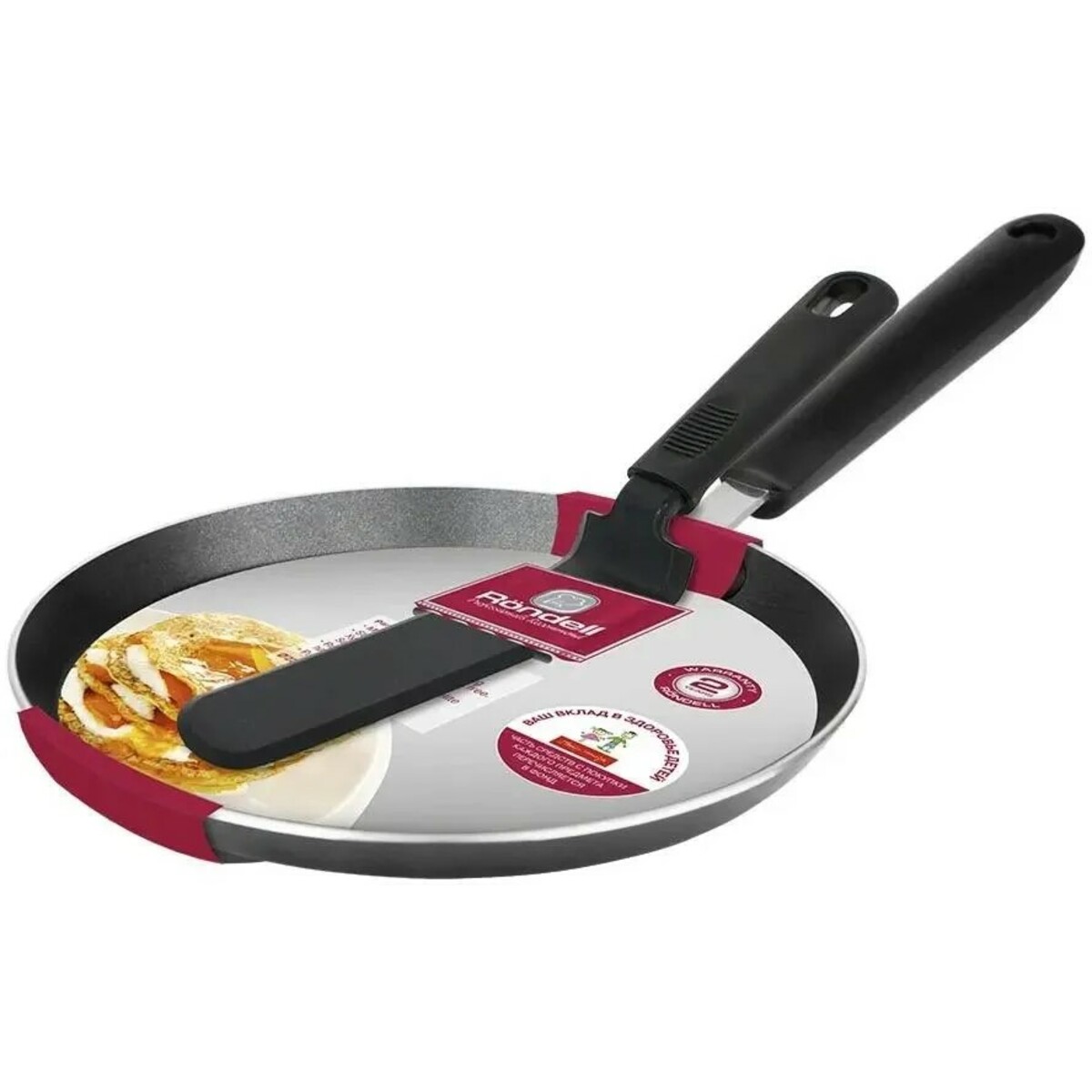 Сковорода блинная Rondell Pancake frypan RDA-1407, черный