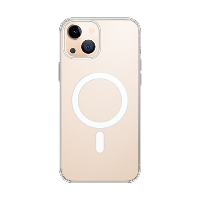 Чехол противоударный Devia Pure Clear Magnetic Shockproof Case для iPhone 13 (Цвет: Crystal Clear)