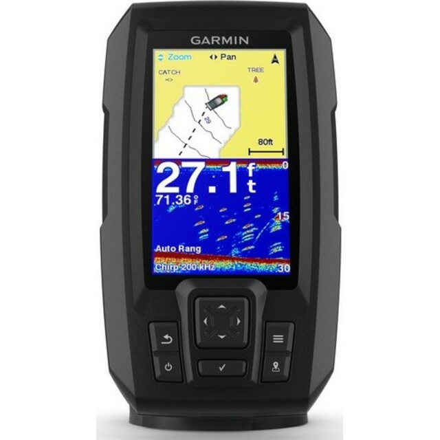 Эхолот Garmin Striker Plus 4 Dual Beam 4 + Transducer, черный