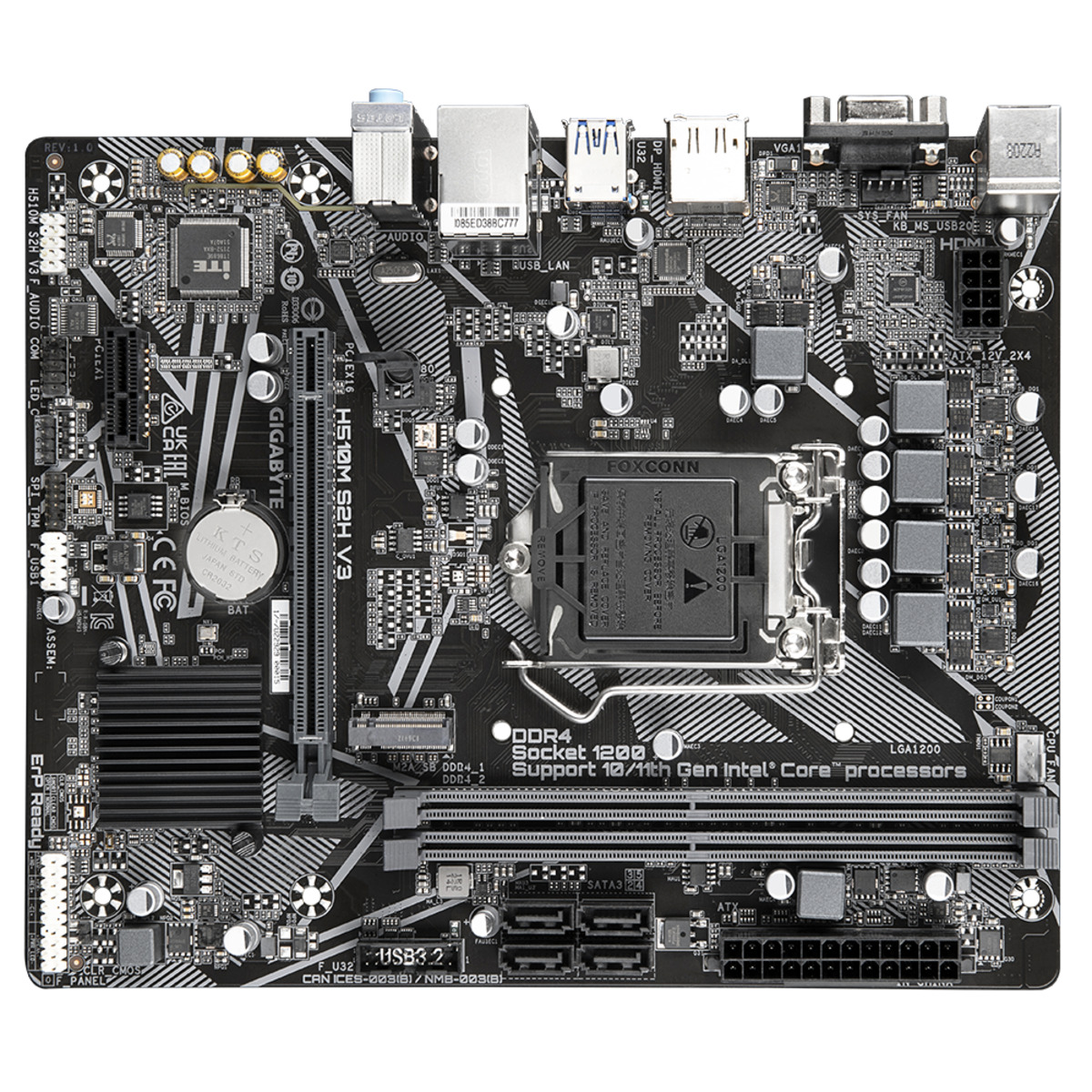 Материнская плата Gigabyte H510M S2H V3 2.0 