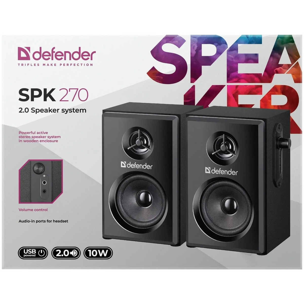 Колонки DEFENDER SPK 270 (Цвет: Black)