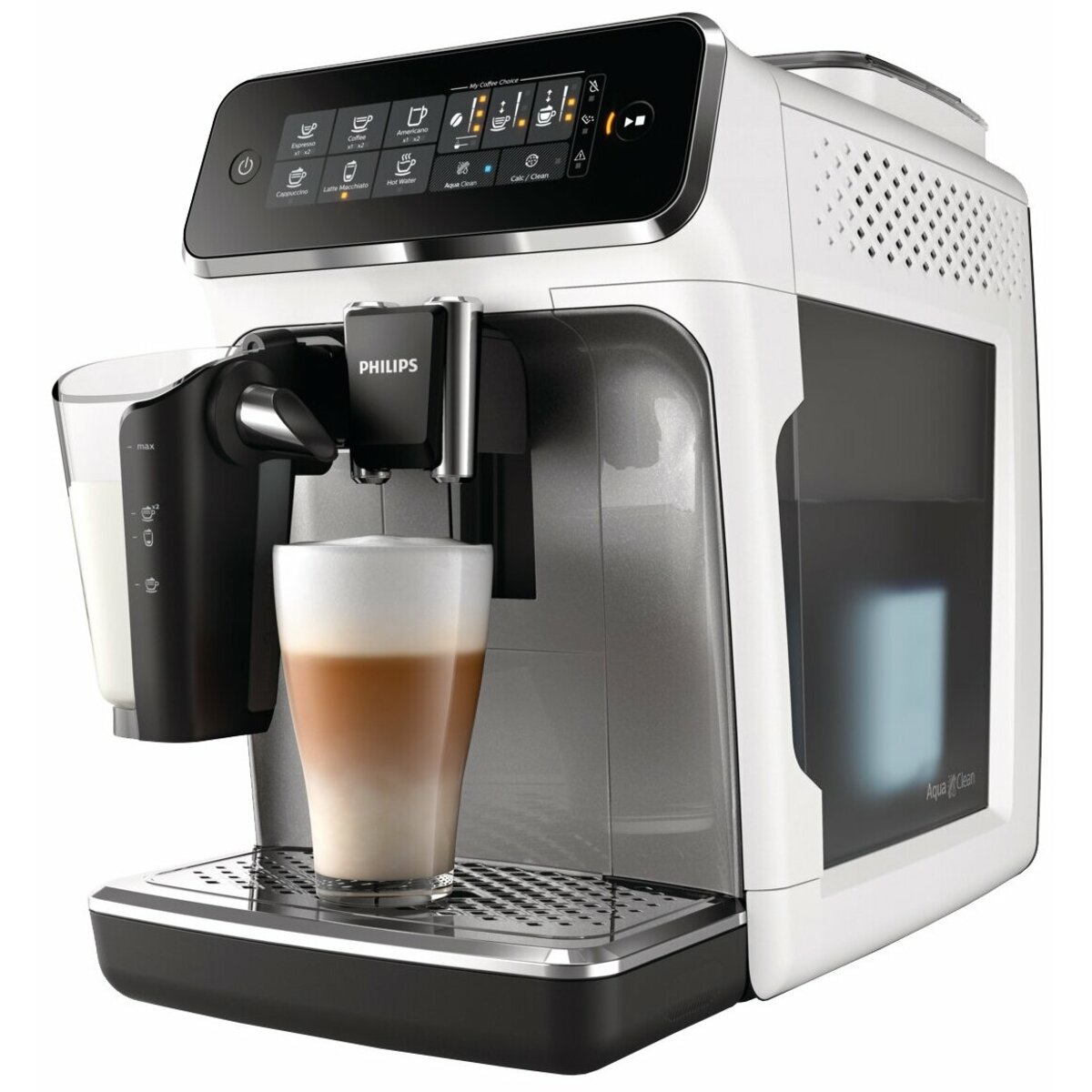 Кофемашина Philips EP3243 / 50 Series 3200 LatteGo (Цвет: White / Silver)