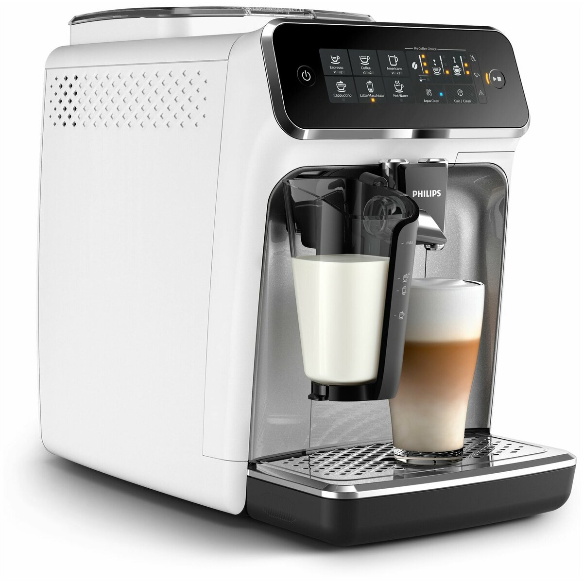 Кофемашина Philips EP3243 / 50 Series 3200 LatteGo (Цвет: White / Silver)