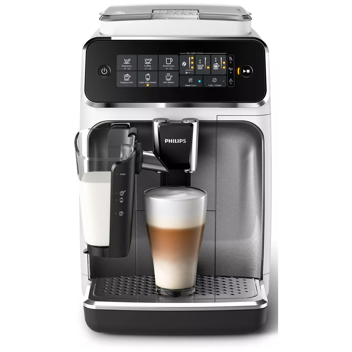 Кофемашина Philips EP3243 / 50 Series 3200 LatteGo (Цвет: White / Silver)
