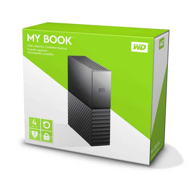 Жесткий диск WD My Book 4 ТБ (Цвет: Black)