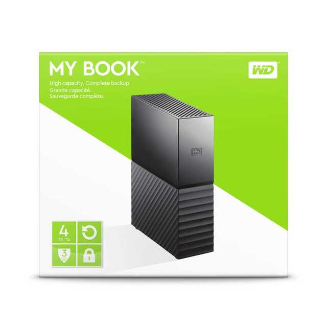 Жесткий диск WD My Book 4 ТБ (Цвет: Black)