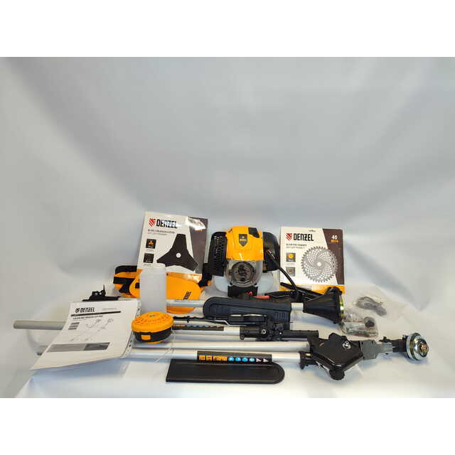 Триммер бензиновый Denzel DGT-52S-MAX (Цвет: Yellow / Black)