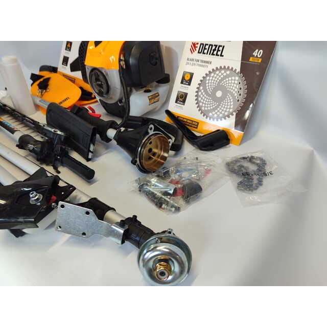 Триммер бензиновый Denzel DGT-52S-MAX (Цвет: Yellow / Black)