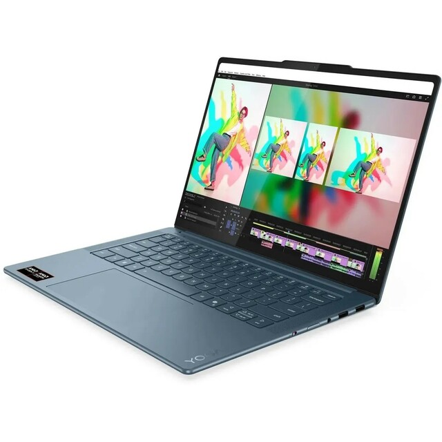 Ноутбук Lenovo Yoga Pro 7 14ASP10 (Ryzen AI 9 365 2Ghz/32Gb LPDDR5x/SSD1Tb/AMD Radeon 880M/14.5 /noOS/turquoise) (83LX000RRK)