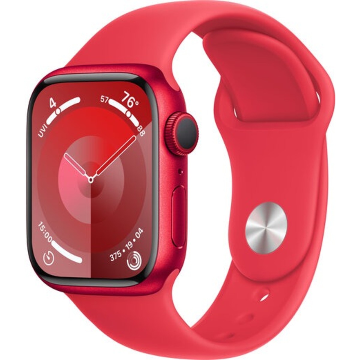 Умные часы Apple Watch Series 9 45mm Aluminum Case with Sport Band S/M (Цвет: Red)