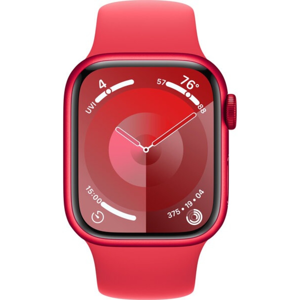 Умные часы Apple Watch Series 9 45mm Aluminum Case with Sport Band S/M (Цвет: Red)