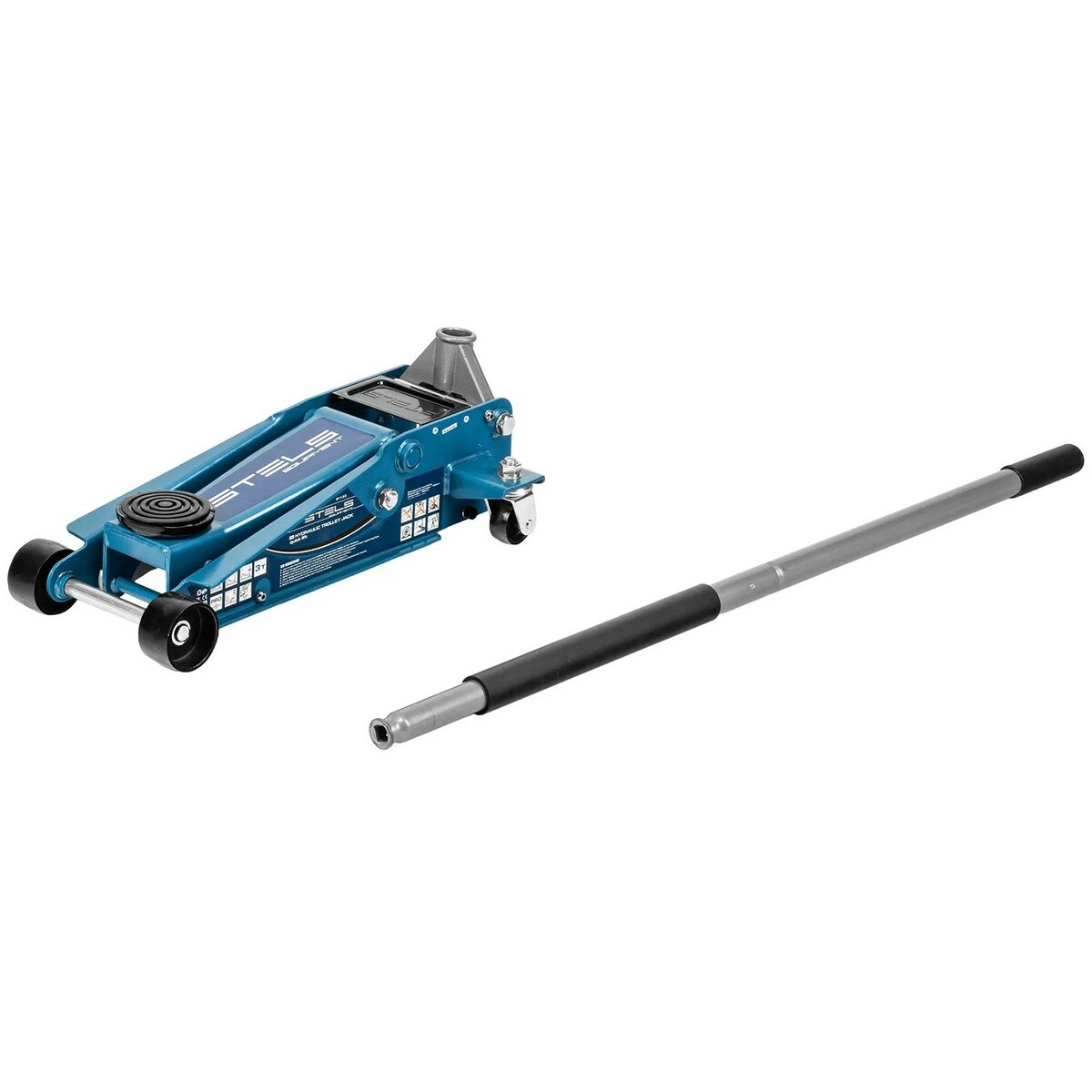 Домкрат гидравлический подкатной Stels Equpment 51133 (Цвет: Blue)