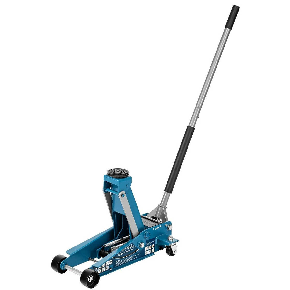 Домкрат гидравлический подкатной Stels Equpment 51133 (Цвет: Blue)