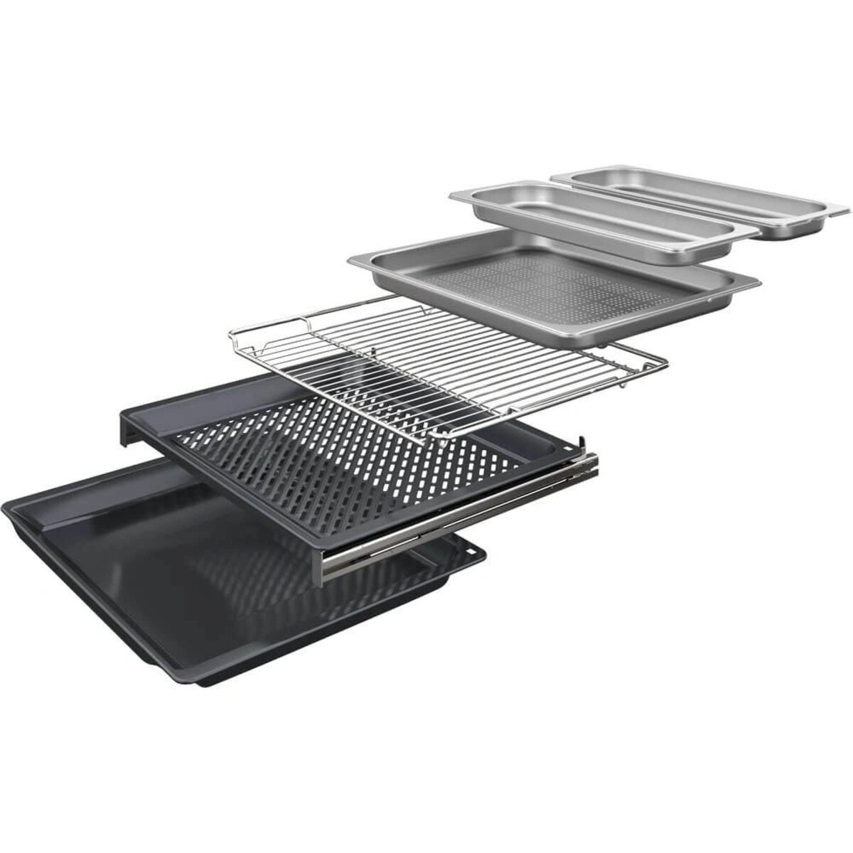 Духовой шкаф Bosch Serie 8 HSG958DB1S, черный