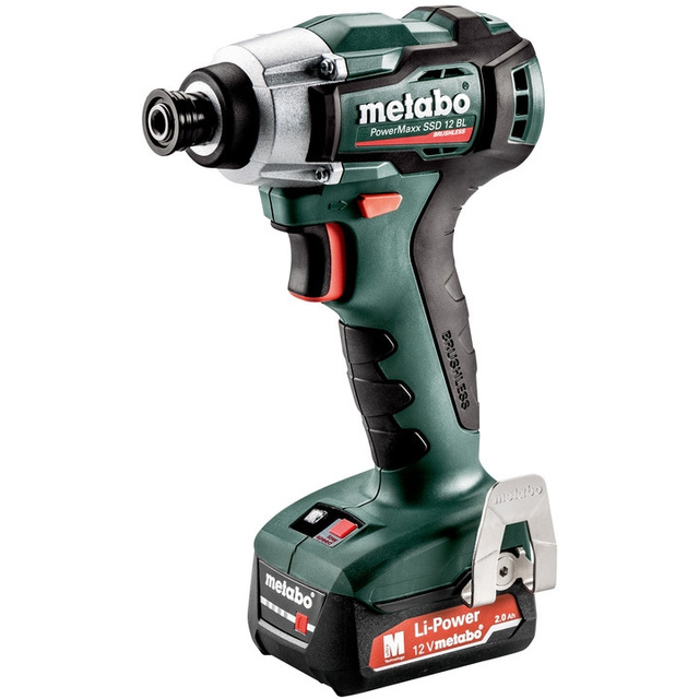 Гайковерт ударный Metabo PowerMaxx SSD 12 BL (Цвет: Green)