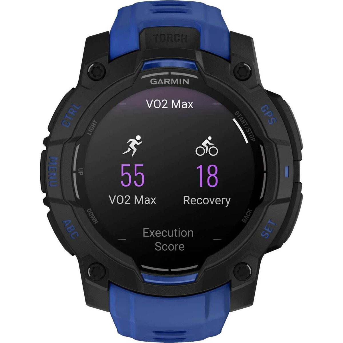 Умные часы Garmin Instinct 3 45mm Amoled (Цвет: Bolt Blue / Black) (010-0293)