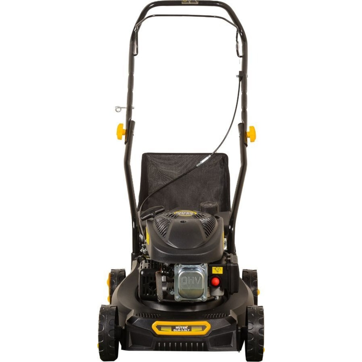 Газонокосилка бензиновая Huter GLM-3.5 LT (Цвет: Black / Yellow)