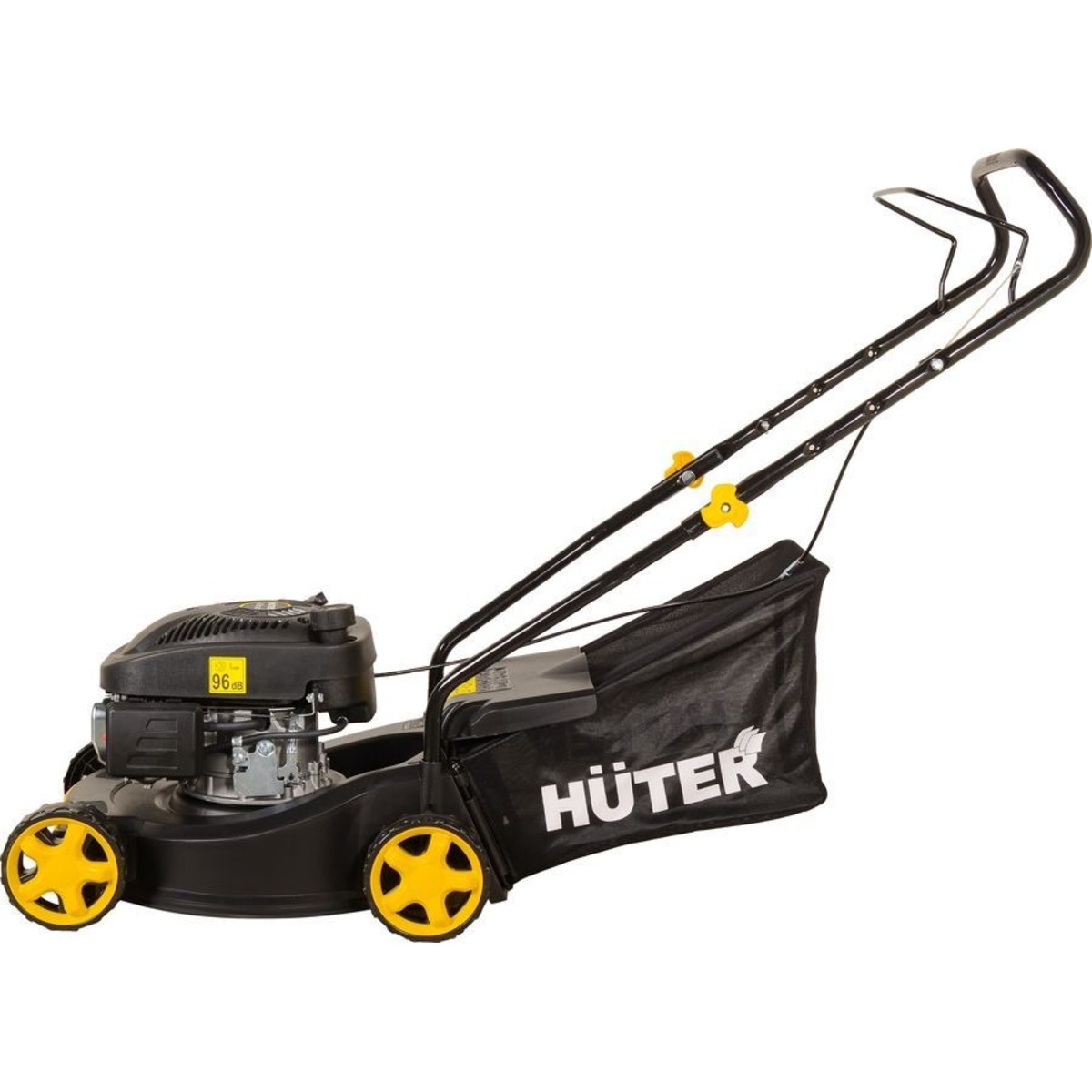 Газонокосилка бензиновая Huter GLM-3.5 LT (Цвет: Black / Yellow)