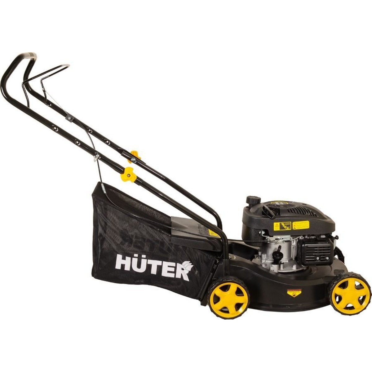 Газонокосилка бензиновая Huter GLM-3.5 LT (Цвет: Black / Yellow)