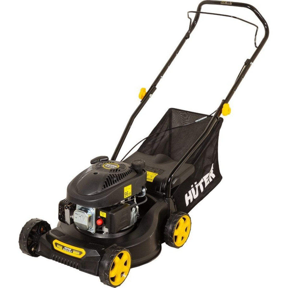 Газонокосилка бензиновая Huter GLM-3.5 LT (Цвет: Black / Yellow)