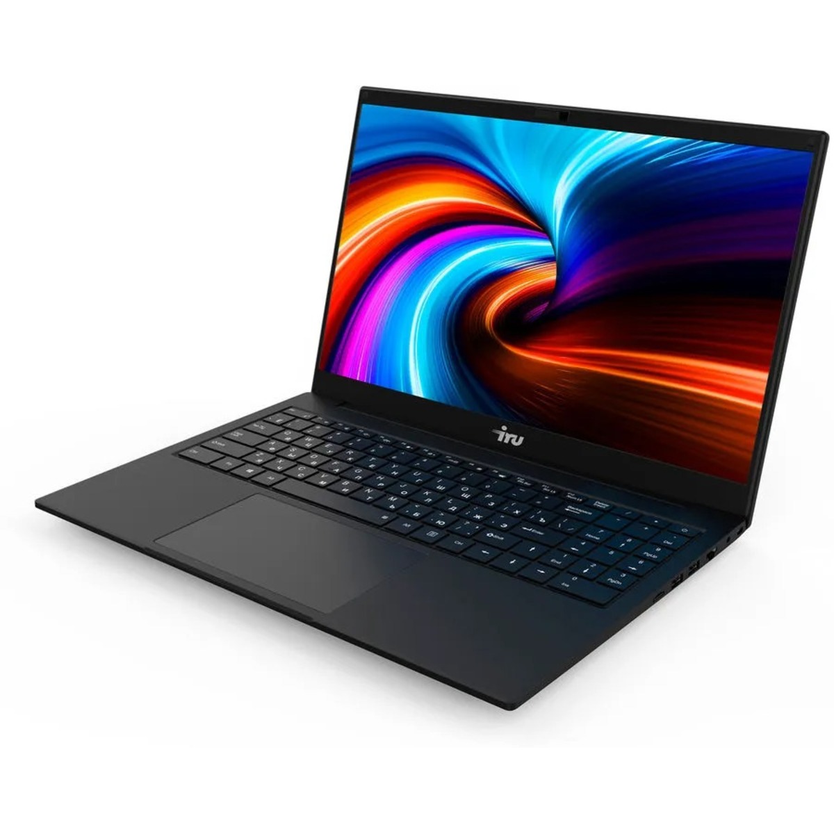 Ноутбук IRU Калибр 15TLI Core i5 1135G7 16Gb SSD512Gb Intel Iris Xe graphics 15.6 IPS FHD (1920x1080) Free DOS, черный WiFi BT Cam 7200mAh (1871676)