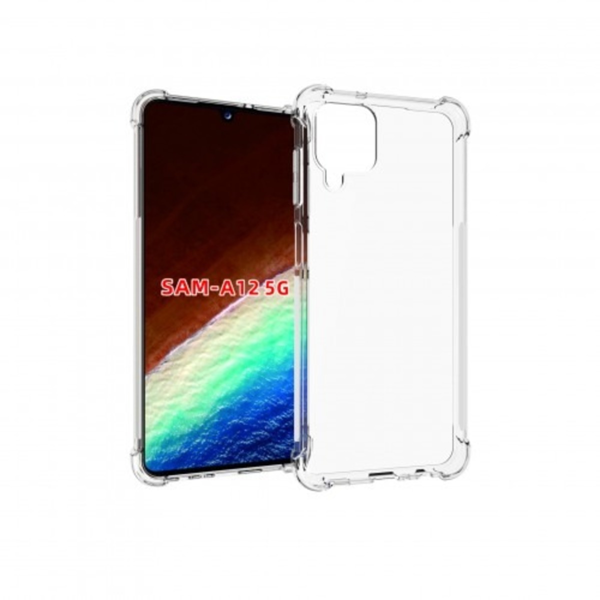 Чехол-накладка 1mm для смартфона Samsung Galaxy A12 (Цвет: Clear)