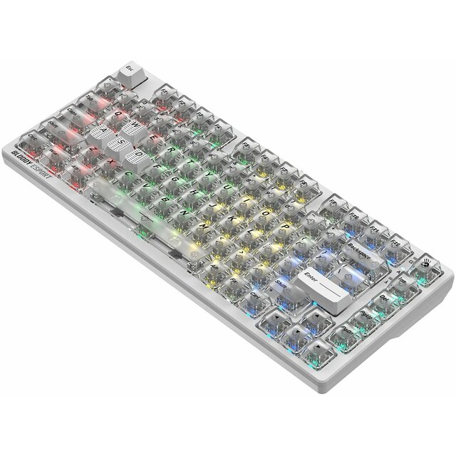 Клавиатура A4Tech MS76 механическая, белый 