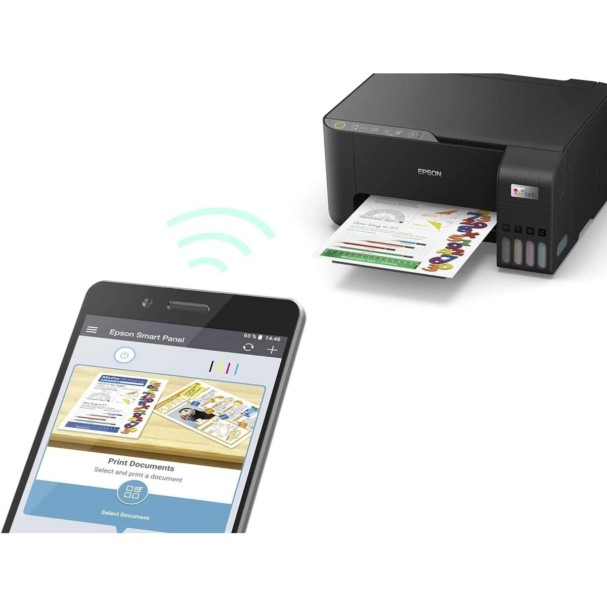 МФУ струйный Epson EcoTank L3252 (103), черный