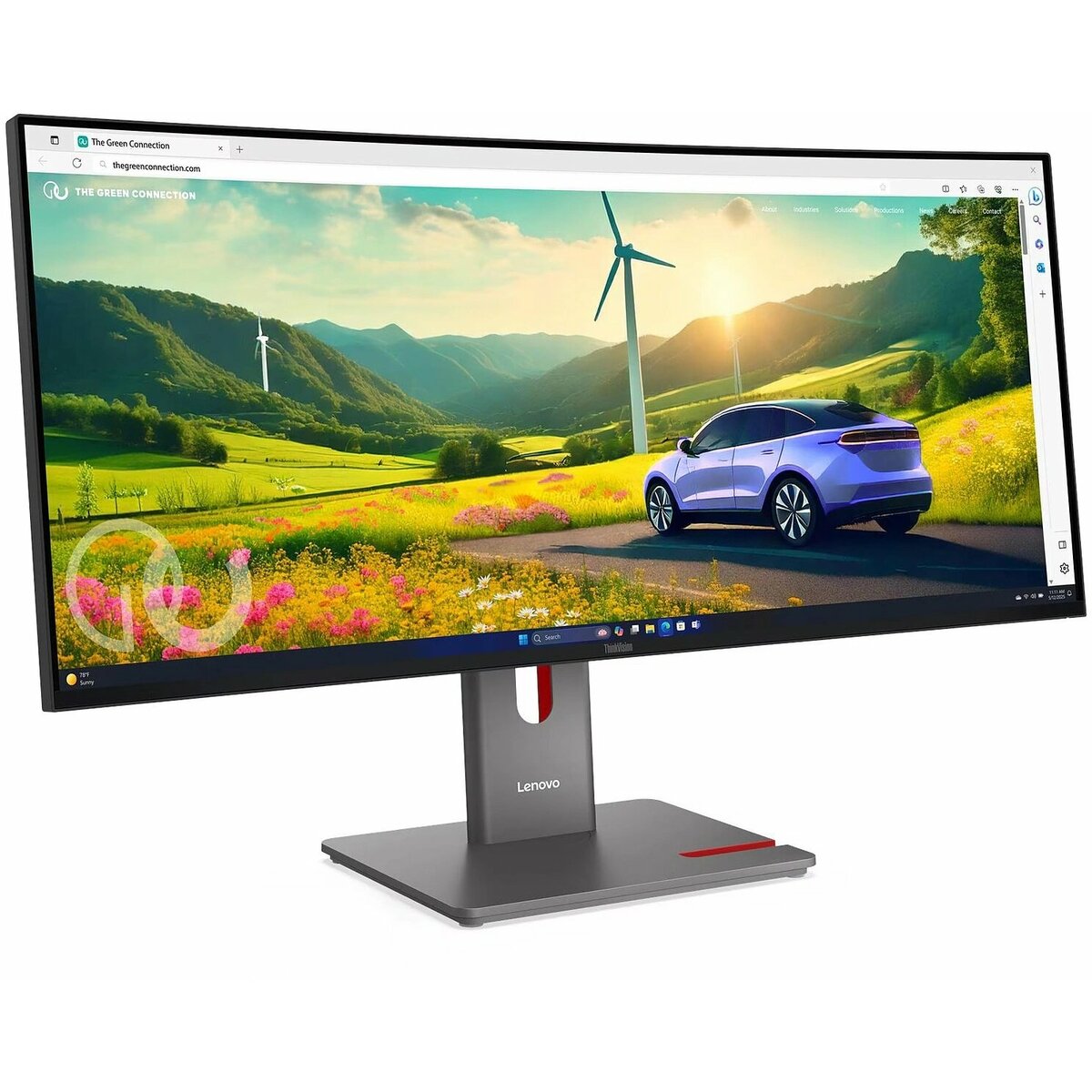 Монитор Lenovo 34" P34WD-40, черный 