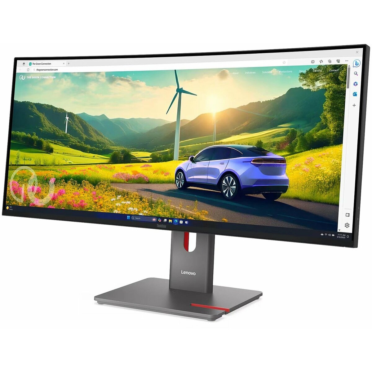 Монитор Lenovo 34" P34WD-40, черный 
