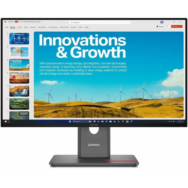 Монитор Lenovo 24" P24QD-40, черный Монитор Lenovo 24" P24QD-40, черный